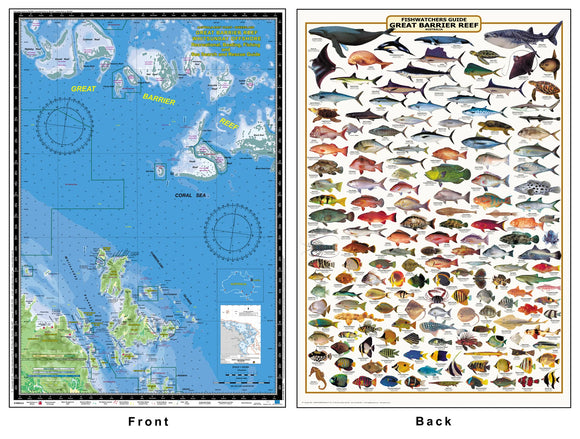 QLD Boating, Fishing, Marine Safety Chart - WHITSUNDAY OFFSHORE, GREAT BARRIER REEF REGION / MC660L